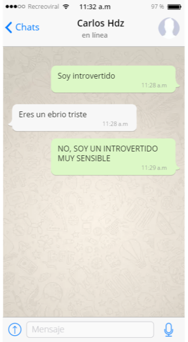 Soy muy sensible