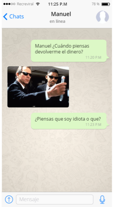 ¿Piensas que soy idiota?