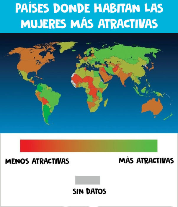 Mujeres atractivas en el mundo