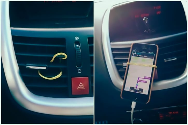 cómo detener tu celular en el carro 