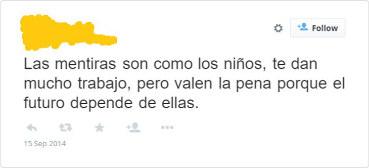 Publicación sarcástica demostrando lo útil que se cree son las menterias