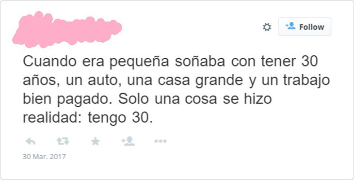 tweet sarcástico expectativa versus realidad 