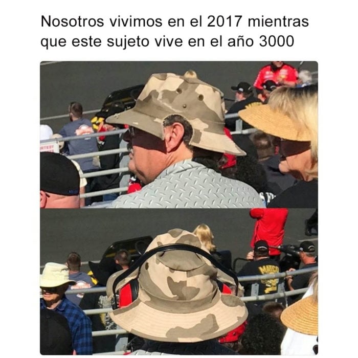 Vida en 3017 - hombre sombrero audífonos