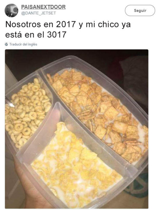 Vida en 3017 - tres cereales en uno 