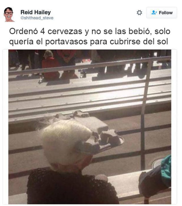 abuela gorra para el sol 