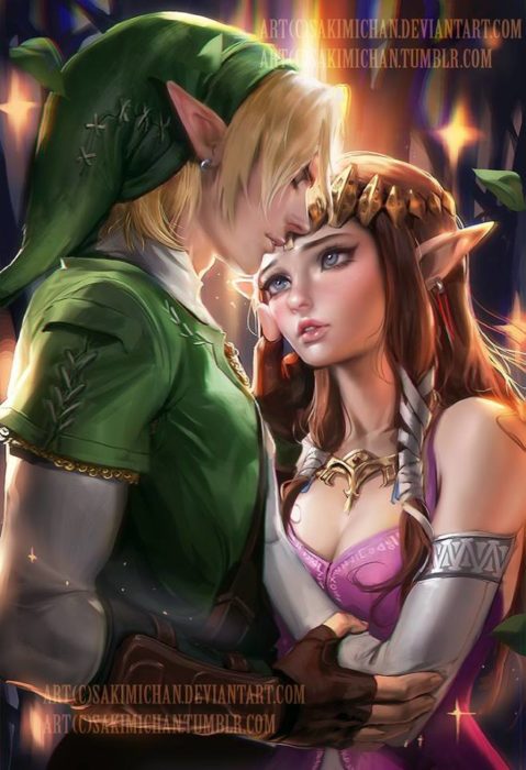 Link y Zelda