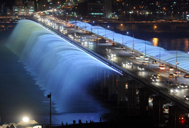 Fuente Banpo en Corea del Sur