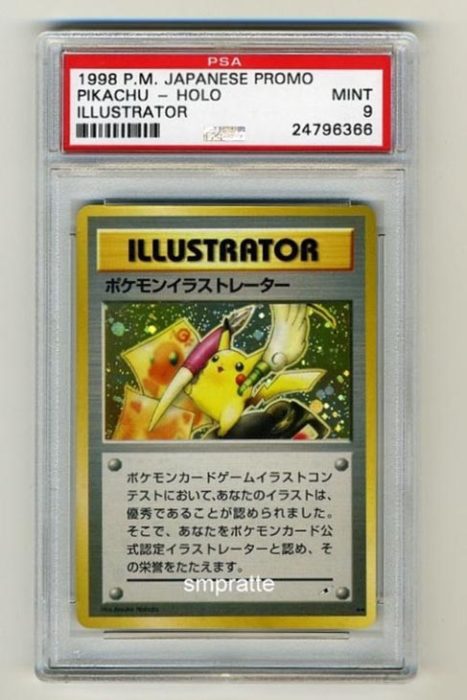 carta de pikachu primera versión