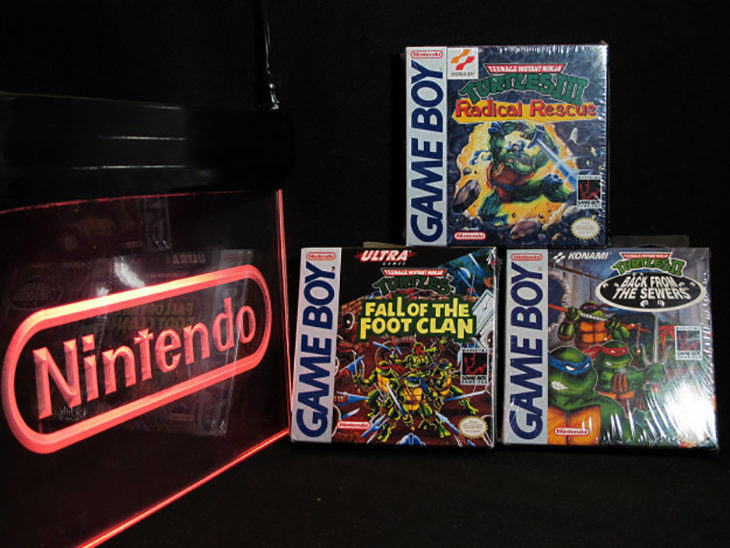 Colección de las 3 videojuegos de las tortugas ninja para Gameboy