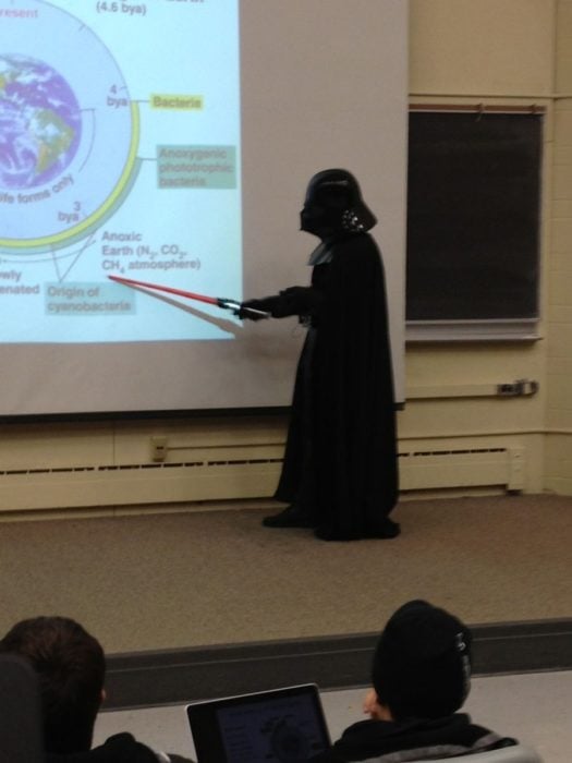 Profesor escuela clases Darth Vader