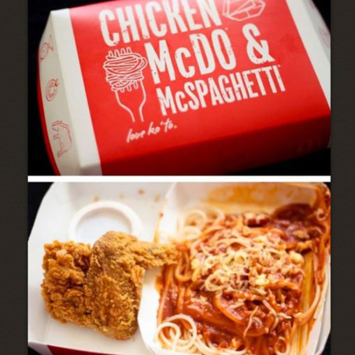 McSpaghetti Espagueti en McDonalds