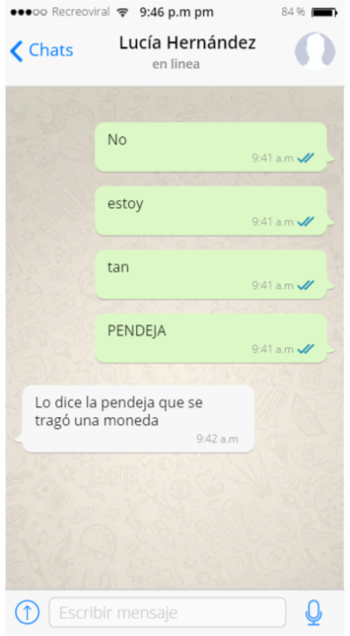 solo un poco distraída