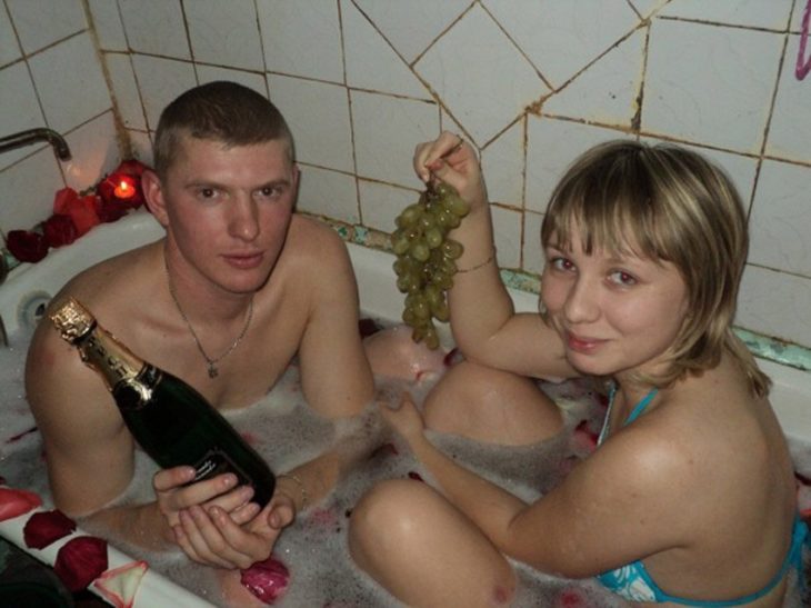 san valentin bañera rusos romanticos