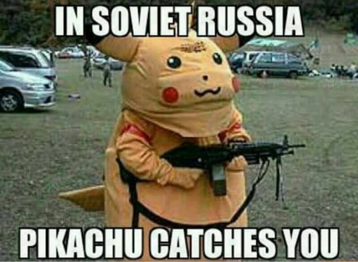 Pokemon GO pikachu rusia