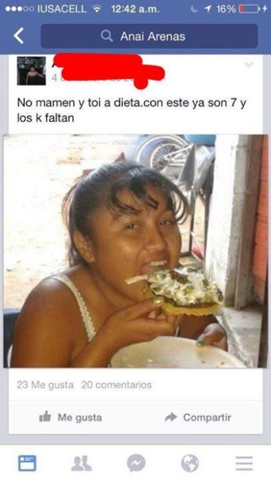 como cuando estas a dieta y te vale