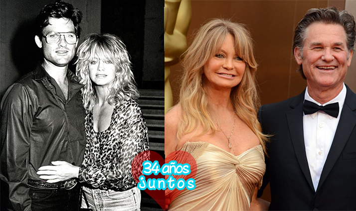 Goldie Hawn y Kurt Russell
