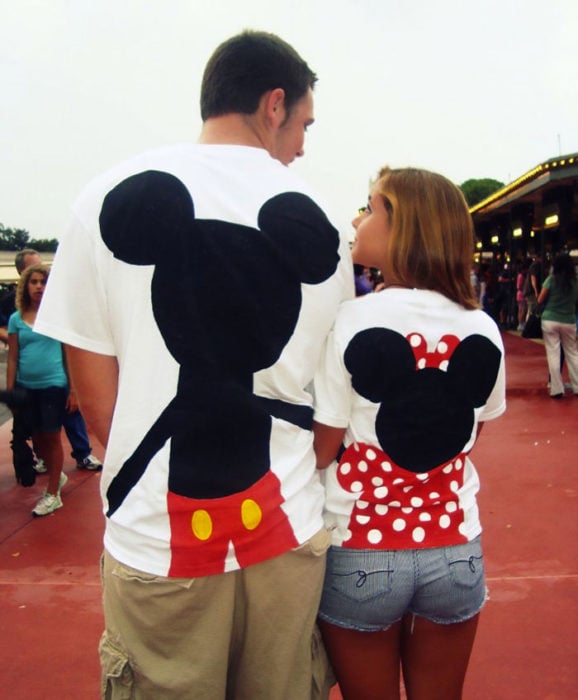 mimi y micky mouse playera