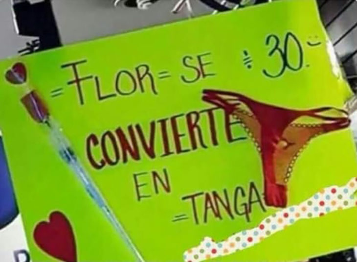 flor tanga invento ingenioso solo en el mercado mas cerano