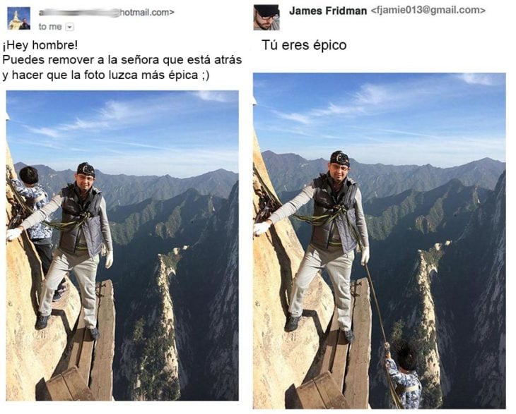 James Fridman hizo parecer esta foto más épica