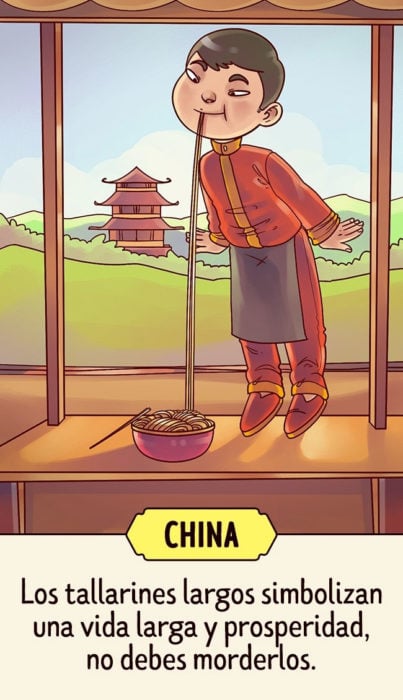 China Supersticiones del mundo ilustración 