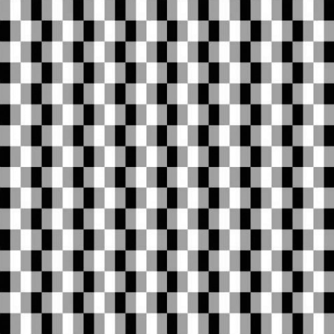 ¿ves los cuadrados gris?
