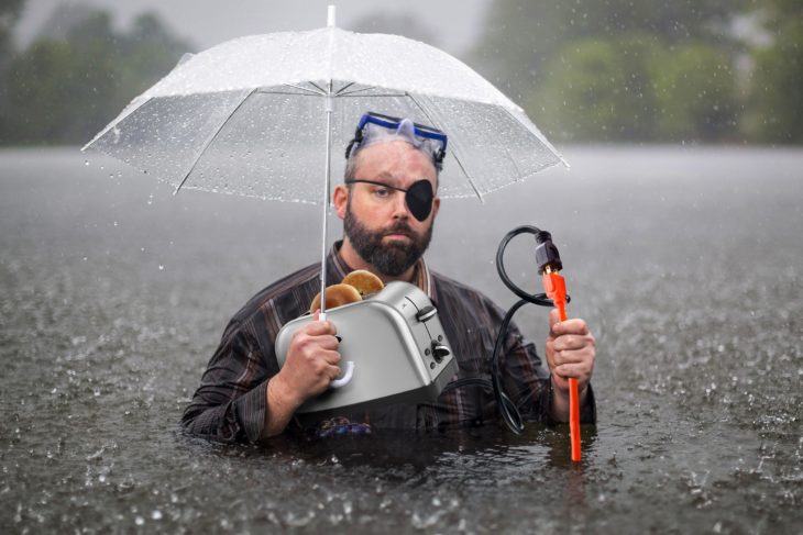 tostador pirata lluvia