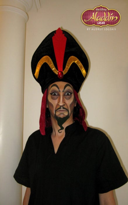 Aladdin jafar maquillaje