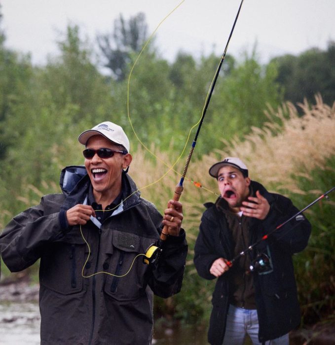 obama pesca