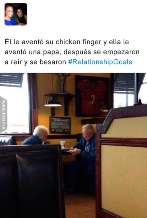 Relationship goals - viejitos comiendo 