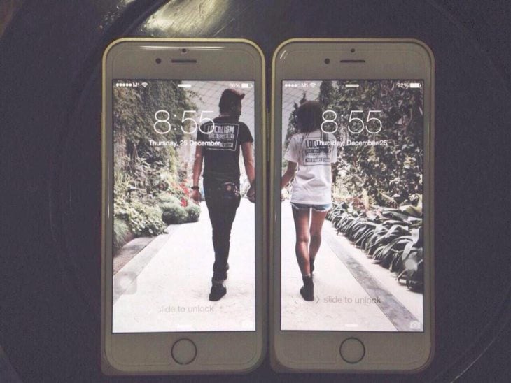 Relationship goals - celulares coordinados