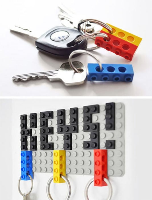 Legos llaves bloques de colores