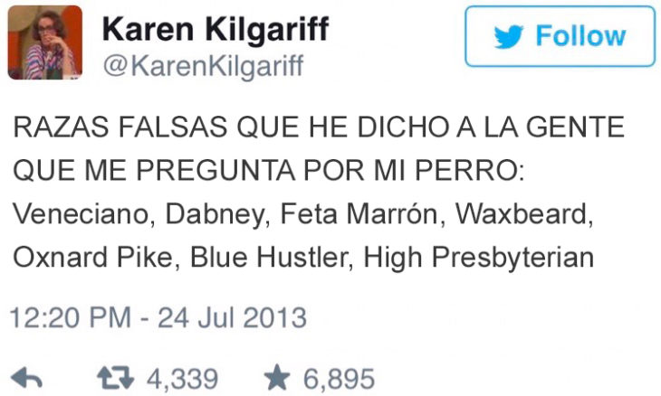 Tuits razas falsas de perro 