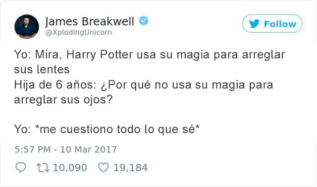 Tuits padres - harry potter