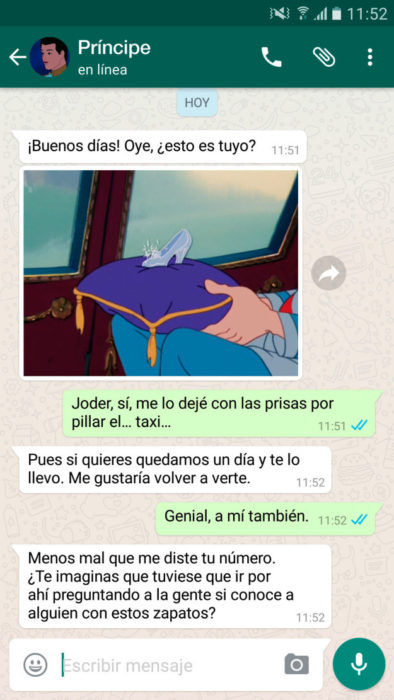 whatsapp cenicienta