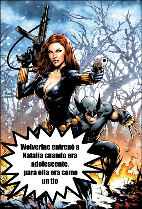 wolverine viuda negra universo marvel datos curiosos superhéroes