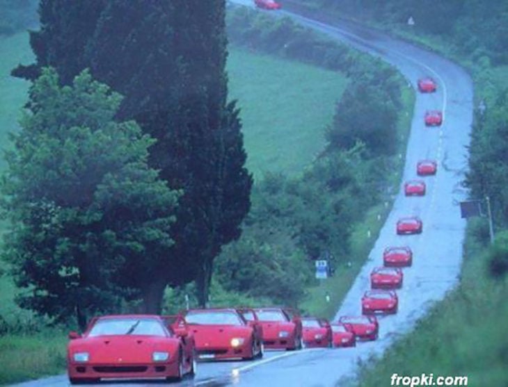 caravana de ferraris