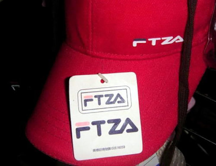 Gorra marca imitación de FILA