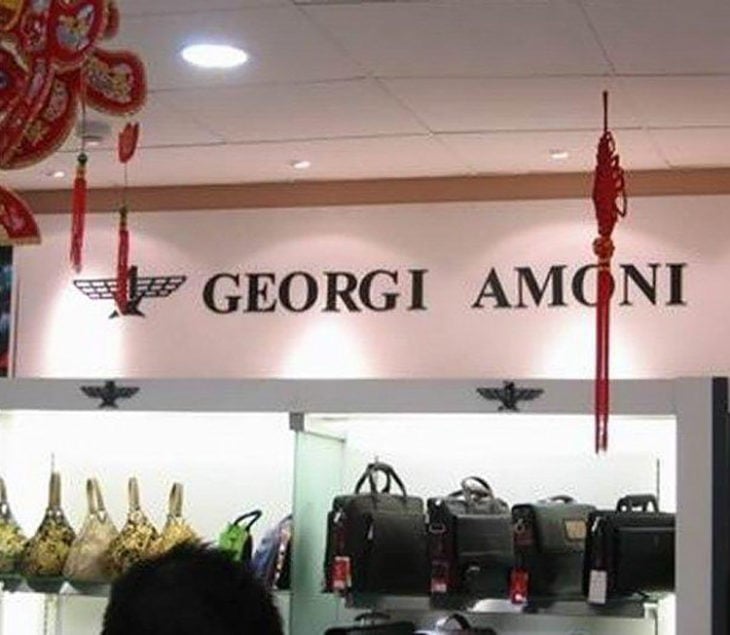 Bolsas imitación de Giorgio Armani