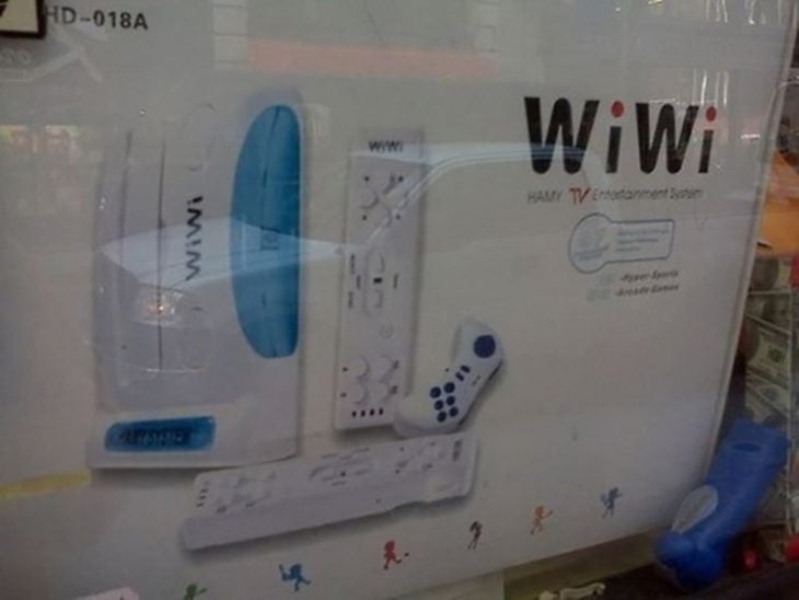 Consola pirata que imita un wii