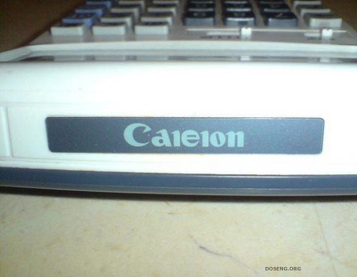 Calculadora imitación de Canon