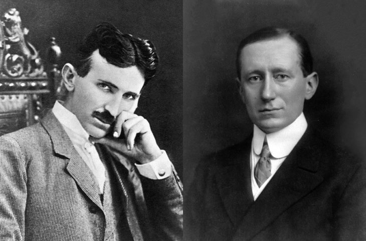 Nikola Tesla y Guglielmo Marconi quien robo la idea del primero para la onda de radio