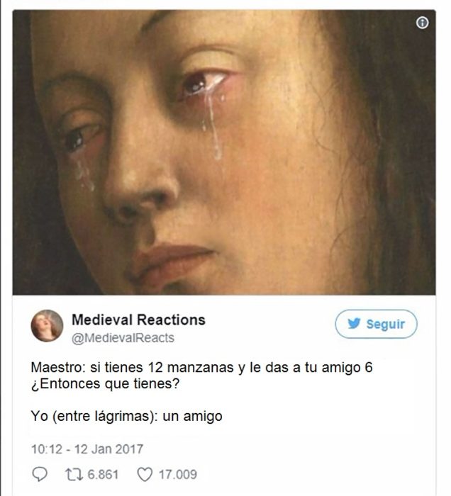 Pintura de mujer llorando