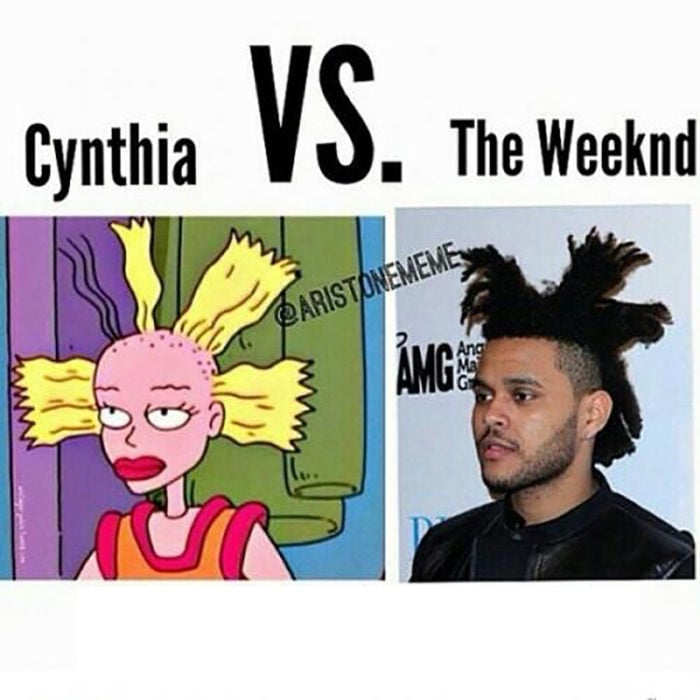 comparativa de weeknd con Stacy Malibu