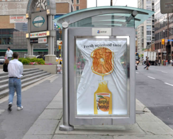 jugo de naranja publicidad creativa