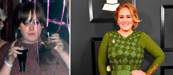 Adele antes y ahora
