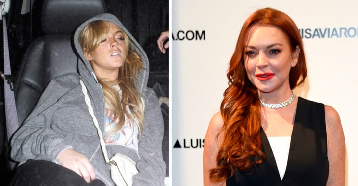 Lindsay antes y ahora