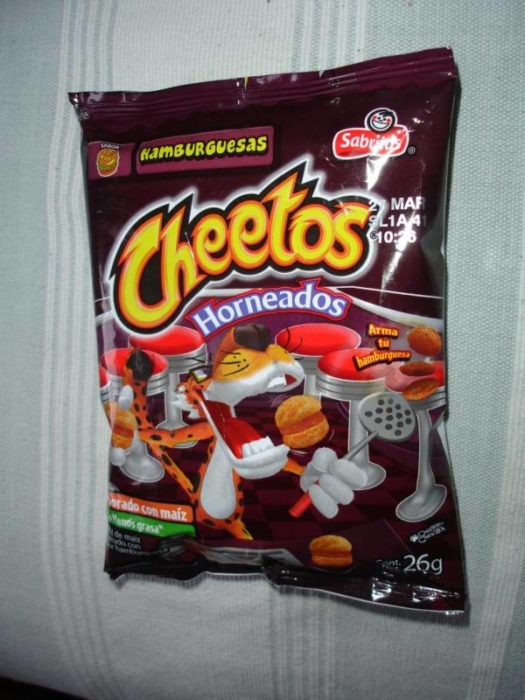 cheetos hamburguesa