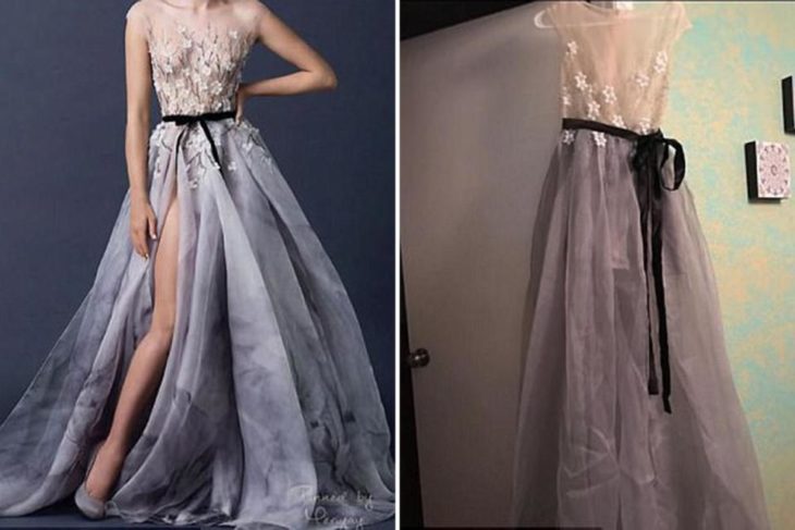 Expectativa vs Realidad - vestido romántico 