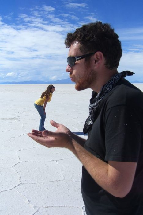 Fotografía perspectiva novia chiquita