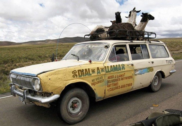 carro con llamas